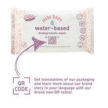 4-Pack of Water-Based Kinder by Nature Baby Wipes (free shipping)