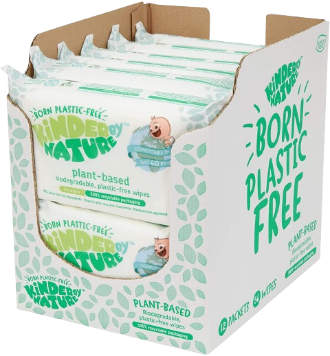 Kinder by Nature 100% Biodegradable Plant-Based Baby Wipes - 672 Count ...